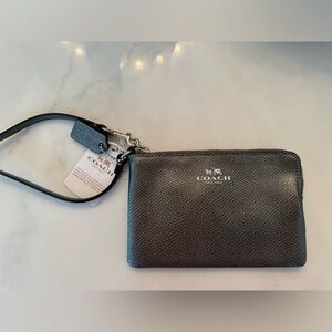 COACH BRAND NEW wristlet grey/silver